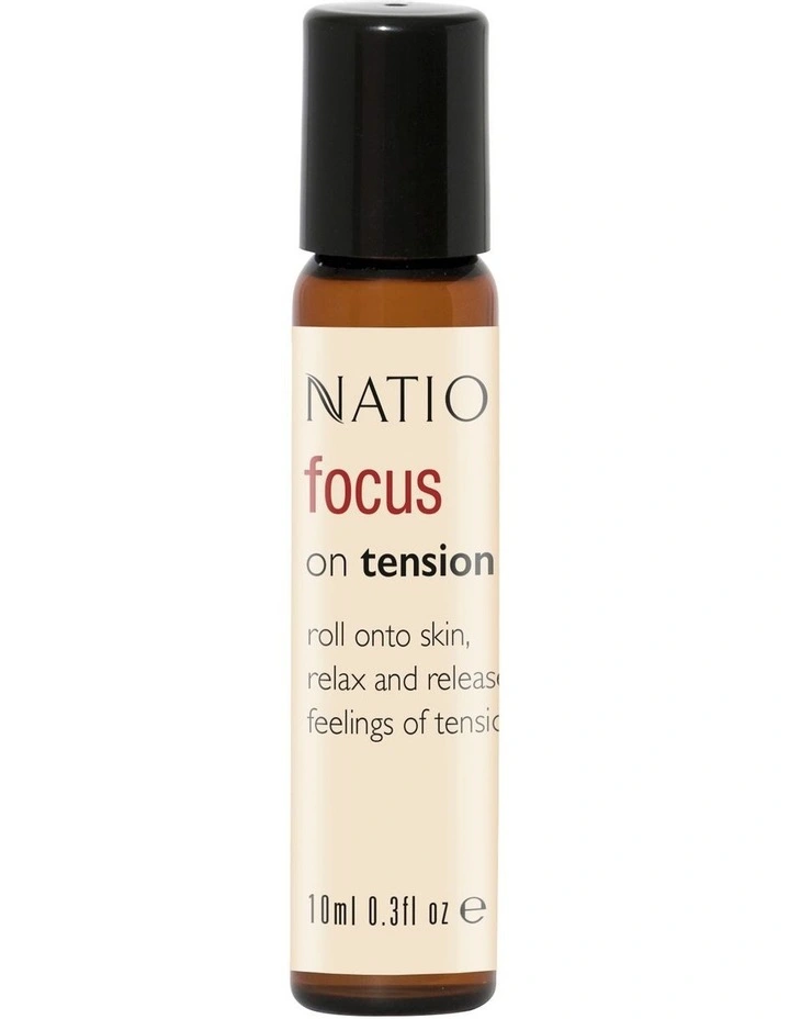 Buy 𧨠Natio Focus On Tension Pure Essential Oil Blend Roll On π