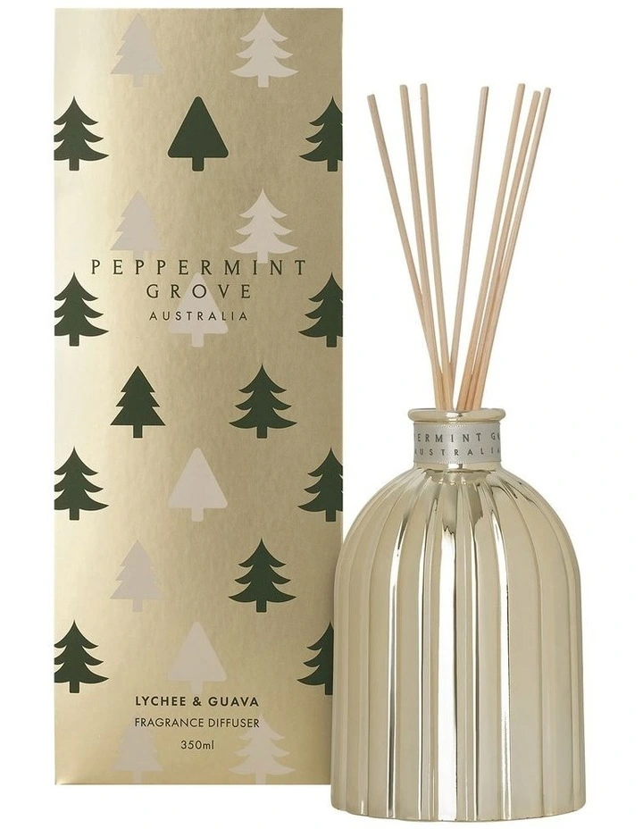 New π Peppermint Grove Australia Lychee & Guava Large Fragrance Diffuser 350ml π―