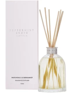 Promo ⭐ Peppermint Grove Australia Patchouli & Bergamot Mini Fragrance Diffuser 100ml 👍