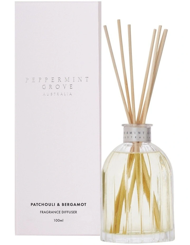 Promo β Peppermint Grove Australia Patchouli & Bergamot Mini Fragrance Diffuser 100ml π