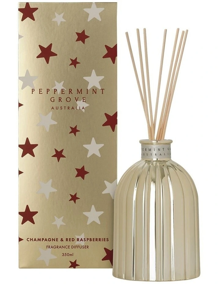 Best Pirce ✔️ Peppermint Grove Australia Champagne & Red Raspberries Large Fragrance Diffuser 350ml ⌛