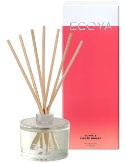 Outlet 🛒 ECOYA Guava & Lychee Sorbet Reed Diffuser ✔️