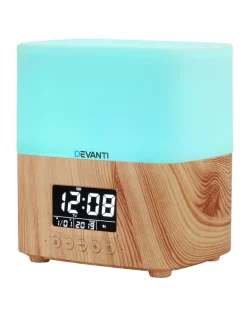 Hot Sale π Devanti Aroma Diffuser & Clock Multi π