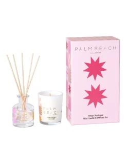 Coupon 🔥 Palm Beach Collection Mango Meringue Mini Candle & Diffuser Gift Pack 😍