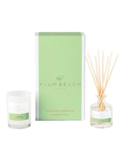 Best reviews of 🎁 Palm Beach Collection Jasmine & Lime Mini Candle & Diffuser Gift Pack 🔥