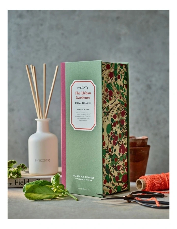 Coupon π₯° MOR The Urban Gardener: Basil & Geranium Fragrance Diffuser π - Image 2