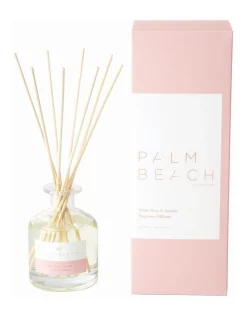 Outlet 🔔 Palm Beach Collection White Rose & Jasmine 250ml Fragrance Diffuser 🔥