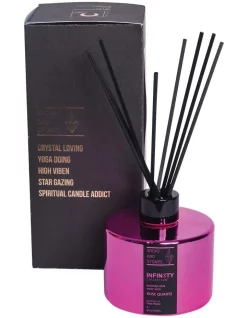 Hot Sale ✨ Wicks And Stones Infinity Crystal Reed Diffuser Rose Quartz 👏