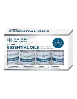 Coupon 👍 Gaiam All Natural Essential Oils Set Of 4 10ml 🤩
