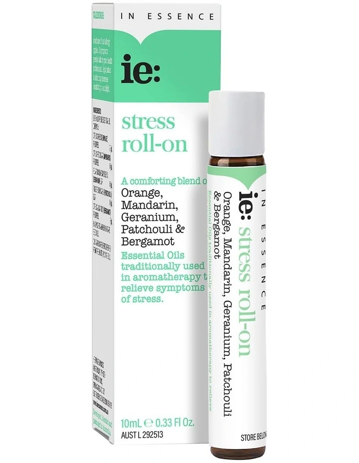 Brand new π In Essence Roll On Stress Pure Essential Oil Blend β