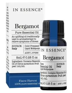 Buy 👍 In Essence Bergamot Pure Essential Oil 8ml 😍